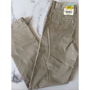 Class club boys size 12 khaki tan dress pants straight cotton New